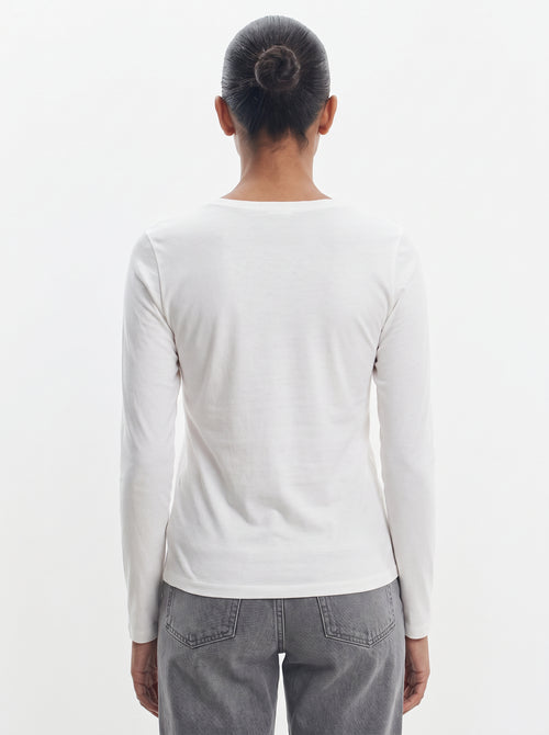 Camiseta de viscosa y elastano - MAJESTIC FILATURES