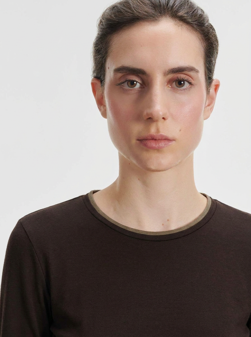 Organic cotton, cashmere and supima cotton t-shirt - MAJESTIC FILATURES