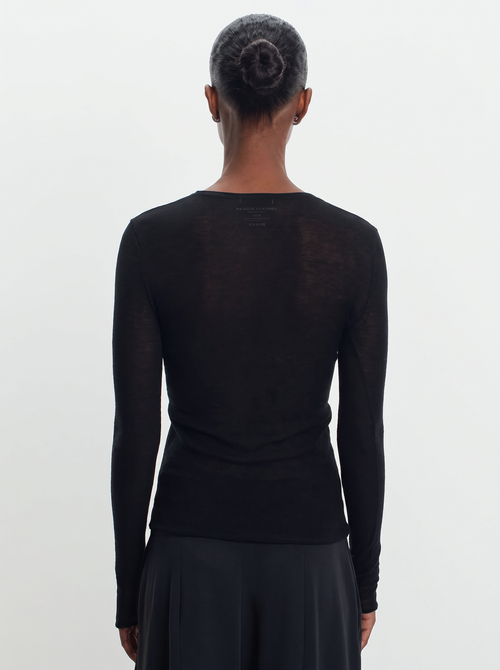 T-Shirt aus baumwolle und kaschmir - MAJESTIC FILATURES