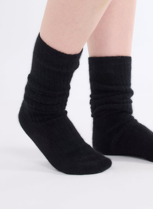 Chaussettes noires - MAJESTIC FILATURES