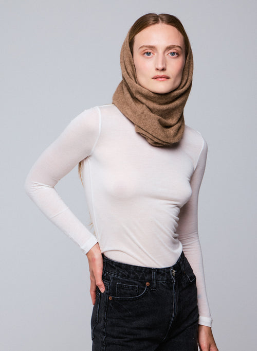 Long Bison Collar in Raccoon - MAJESTIC FILATURES