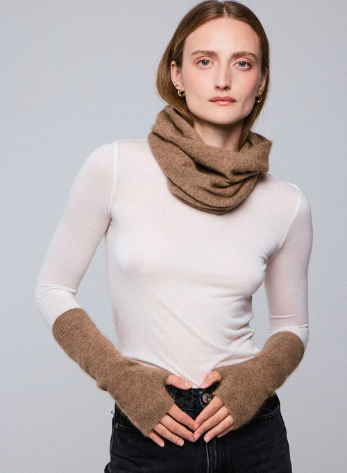 Long Bison Collar in Raccoon - MAJESTIC FILATURES