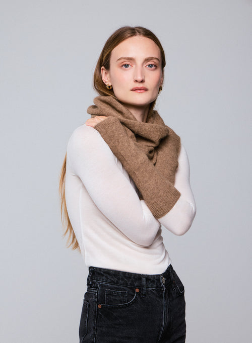 Mitaines Bison en Raccoon / Polyamide - MAJESTIC FILATURES