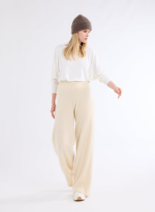 Pantalon Blanc - MAJESTIC FILATURES