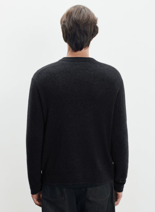 Pullover aus waschbärwolle und polyamid - MAJESTIC FILATURES