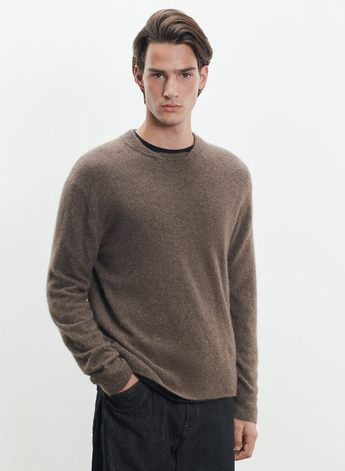 Pull en raccoon et polyamide - MAJESTIC FILATURES
