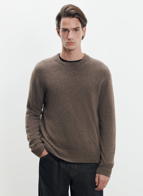 Pull en raccoon et polyamide - MAJESTIC FILATURES