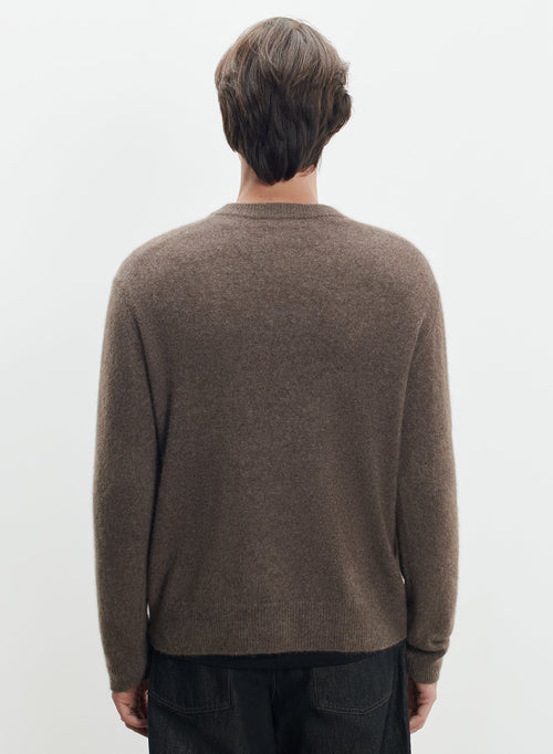 Pull en raccoon et polyamide - MAJESTIC FILATURES