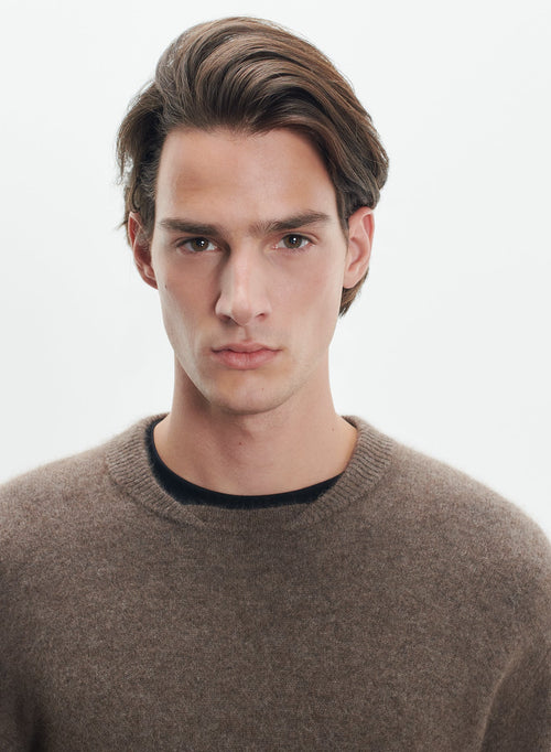 Pull en raccoon et polyamide - MAJESTIC FILATURES