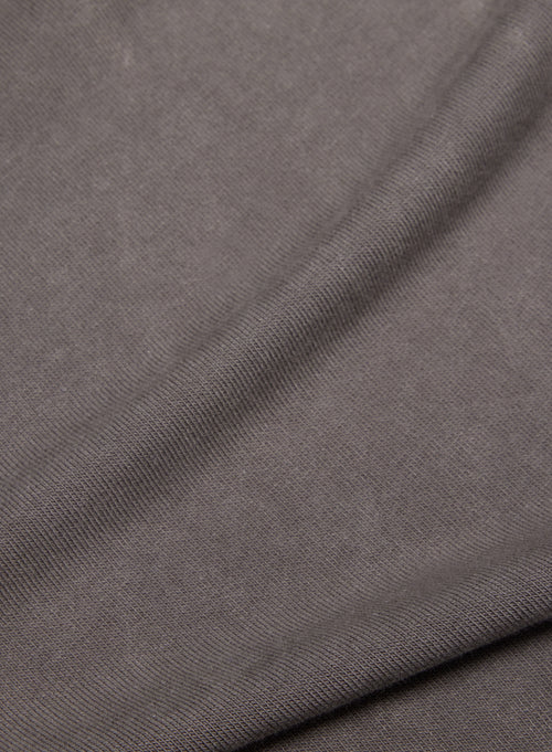 Green Long Sleeve Hooded Vest in Organic Cotton / Elastane - MAJESTIC FILATURES
