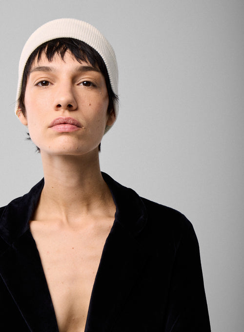 Bonnet Blanc en Cachemire - MAJESTIC FILATURES