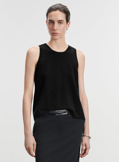 Cashmere tank top - MAJESTIC FILATURES
