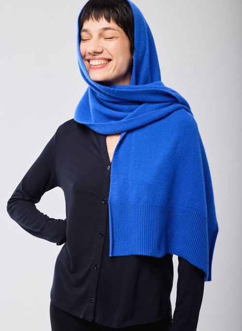 Bufanda Azul de Cachemir - MAJESTIC FILATURES