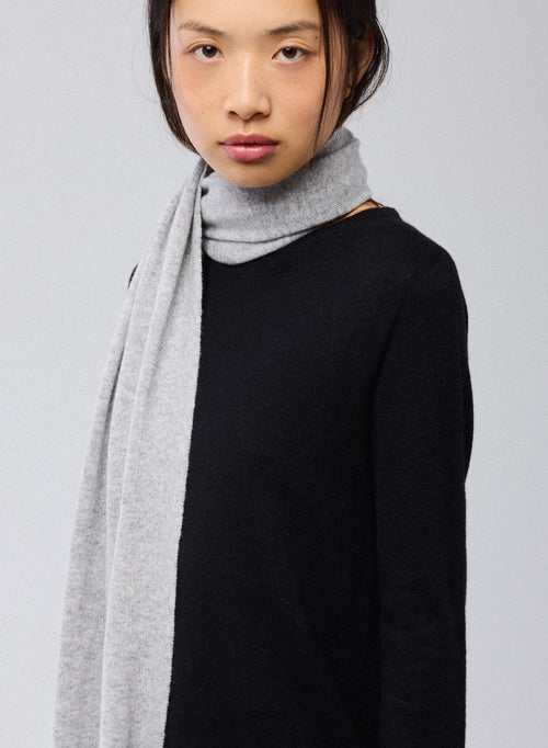 Bufanda Gris de Cachemir - MAJESTIC FILATURES
