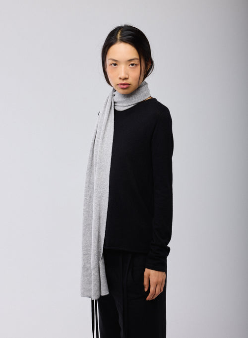 Bufanda Gris de Cachemir - MAJESTIC FILATURES