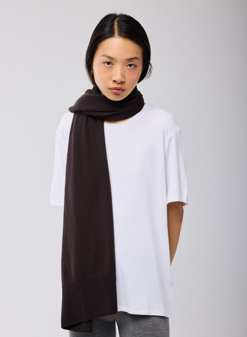 Bufanda Marrón de Cachemir - MAJESTIC FILATURES