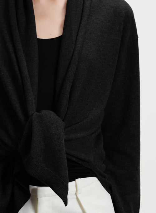Cardigan in cashmere  - MAJESTIC FILATURES