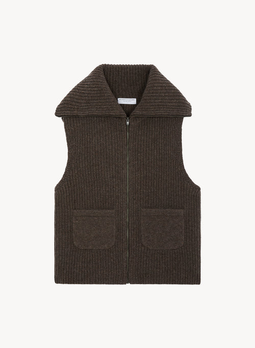 Gilet en laine mérinos - MAJESTIC FILATURES