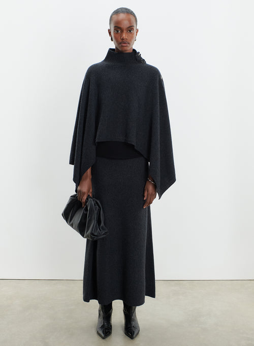 Poncho de lana merino - MAJESTIC FILATURES