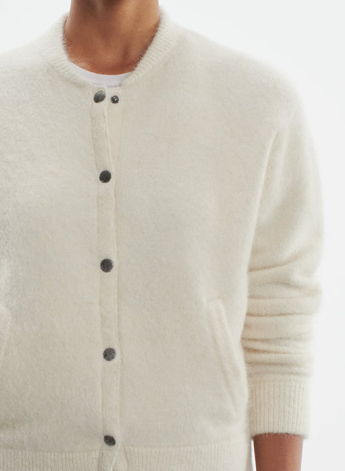 Blouson en alpaga, polyamide et élasthanne - MAJESTIC FILATURES