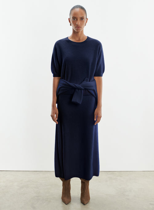 Jupe en laine et cachemire - MAJESTIC FILATURES