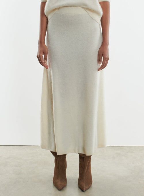 Jupe en laine et cachemire - MAJESTIC FILATURES