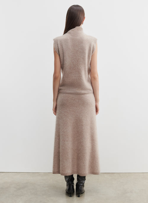 Jupe en laine et cachemire - MAJESTIC FILATURES
