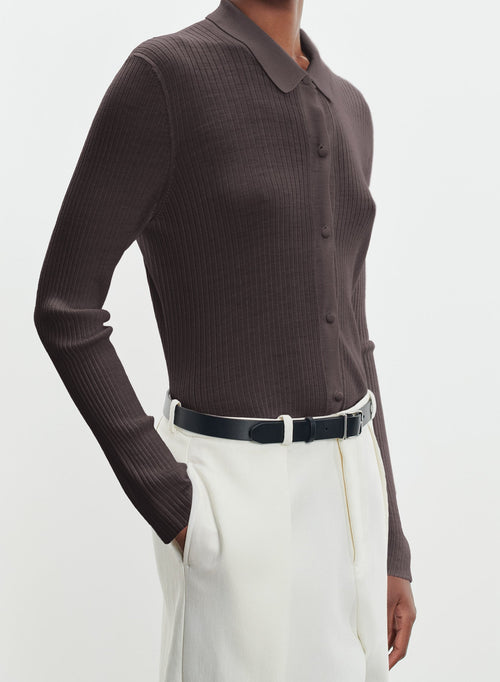 Camisa de lana merino  - MAJESTIC FILATURES