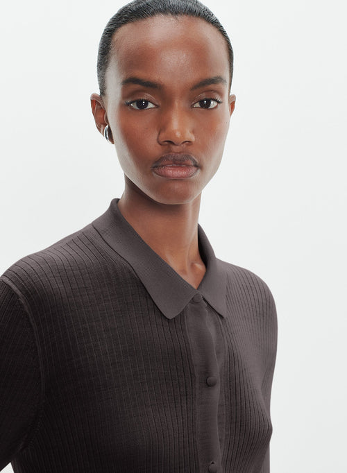 Camisa de lana merino  - MAJESTIC FILATURES