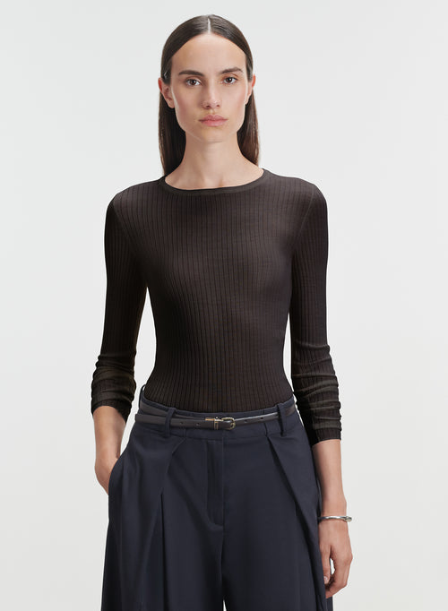 Pull en laine mérinos - MAJESTIC FILATURES