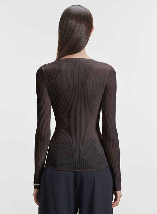 Pull en laine mérinos - MAJESTIC FILATURES