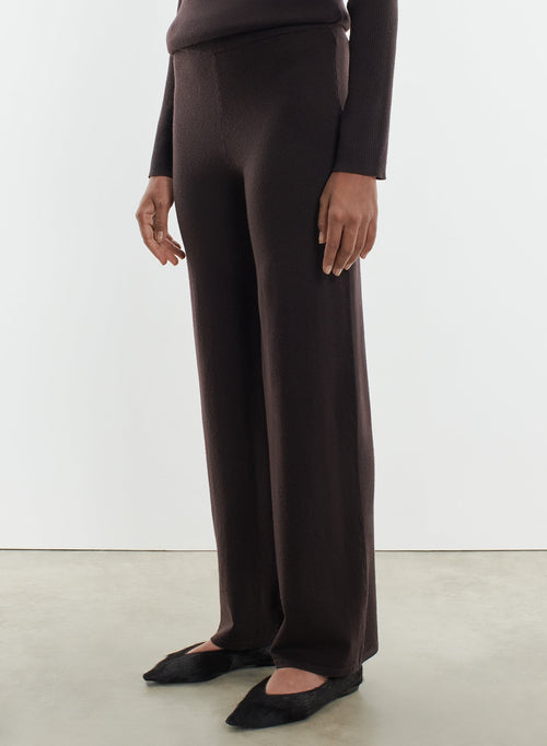 Pants in merino wool and elastane - MAJESTIC FILATURES