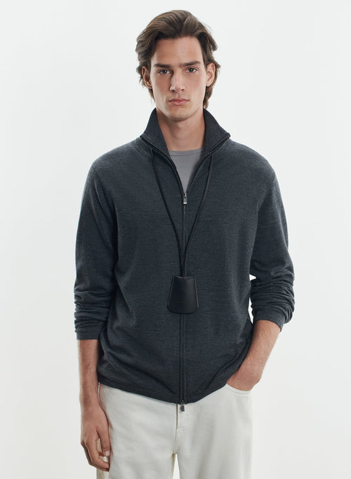 Gilet en laine mérinos et élasthanne - MAJESTIC FILATURES