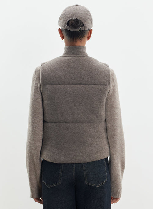 Strickjacke aus merinowolle und kaschmir - MAJESTIC FILATURES