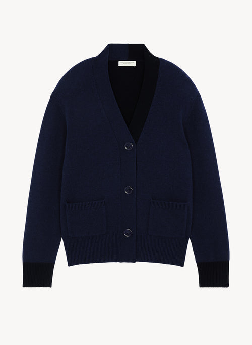 Strickjacke aus wolle und kaschmir - MAJESTIC FILATURES