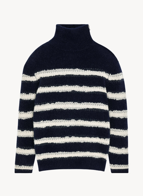 Pullover aus wolle, fuchswolle und polyamid - MAJESTIC FILATURES