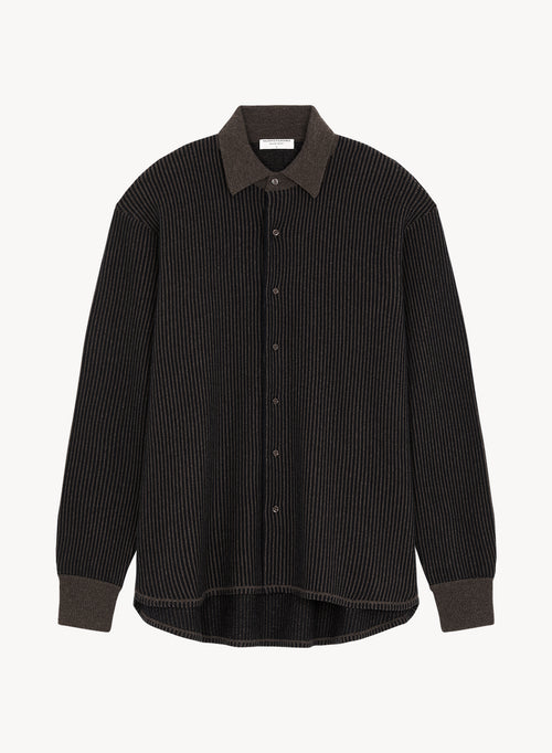 Chemise en laine et cachemire - MAJESTIC FILATURES