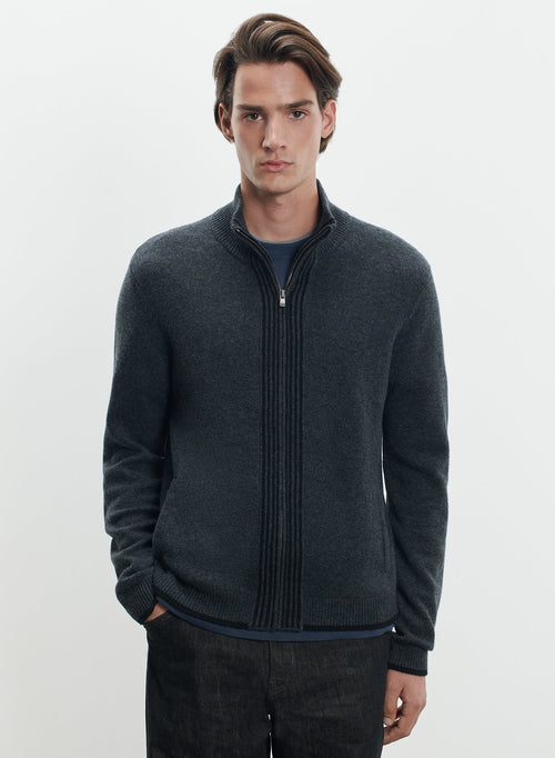 Gilet en laine et cachemire - MAJESTIC FILATURES