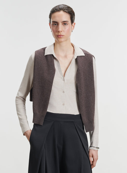Chemise en viscose et élasthanne - MAJESTIC FILATURES