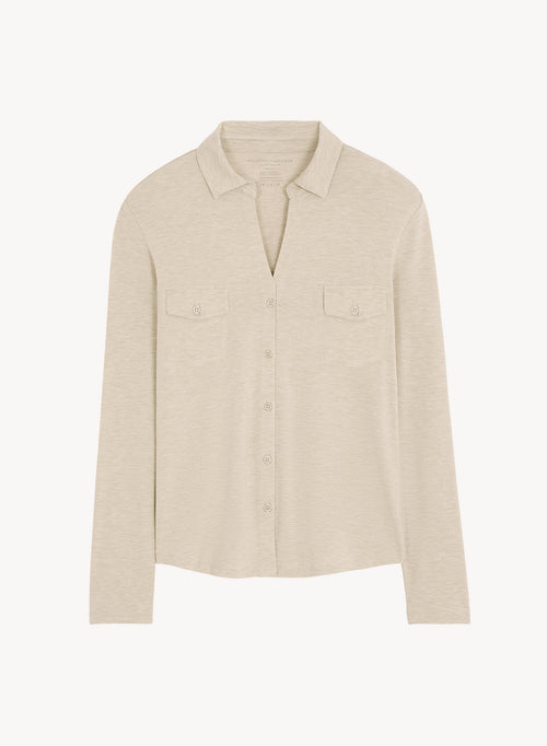 Chemise en viscose et élasthanne - MAJESTIC FILATURES
