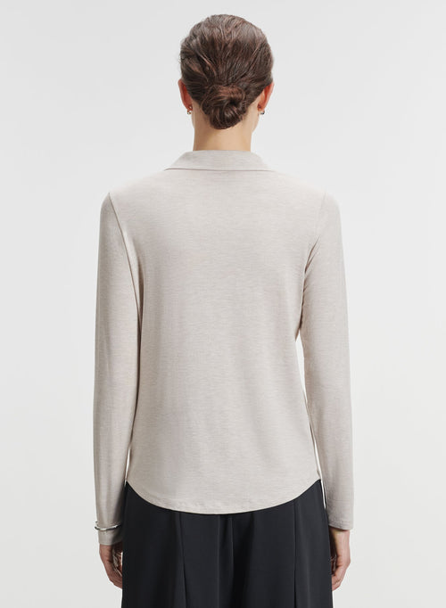 Camisa de viscosa y elastano - MAJESTIC FILATURES