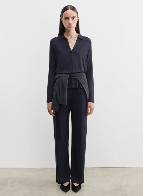Chemise en viscose et élasthanne - MAJESTIC FILATURES