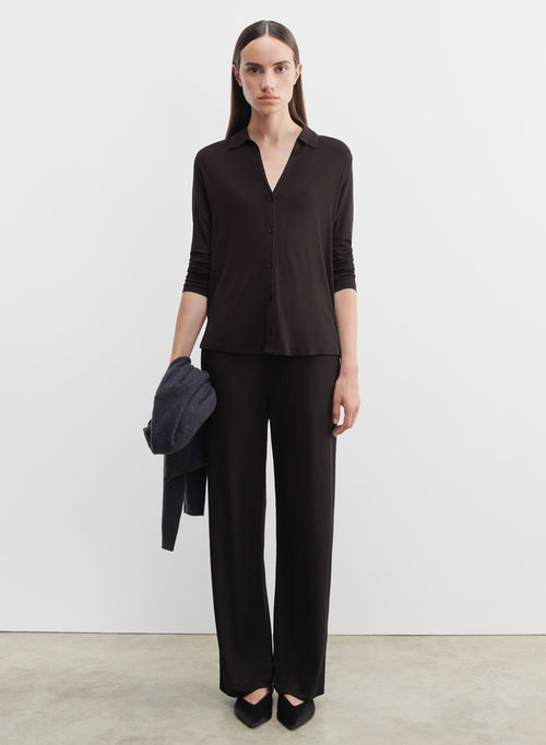 Pantalon en viscose et élasthanne - MAJESTIC FILATURES