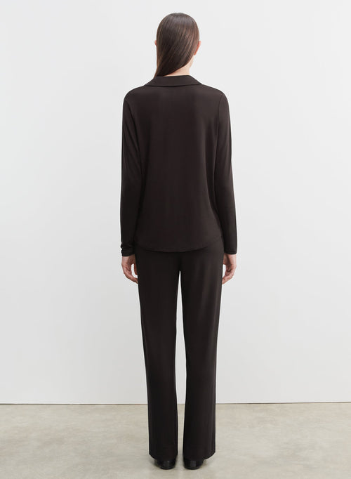 Pantalon en viscose et élasthanne - MAJESTIC FILATURES