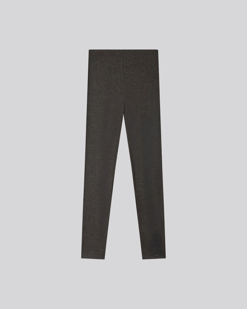 Grey viscose / elastane leggings - MAJESTIC FILATURES