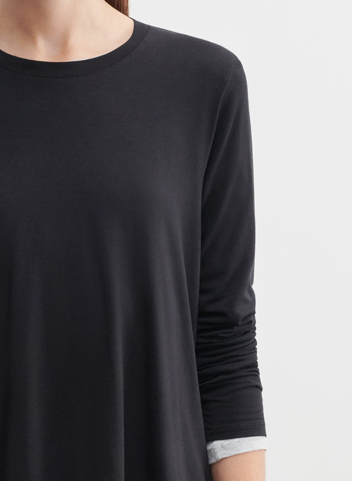 T-Shirt aus viskose und elasthan - MAJESTIC FILATURES