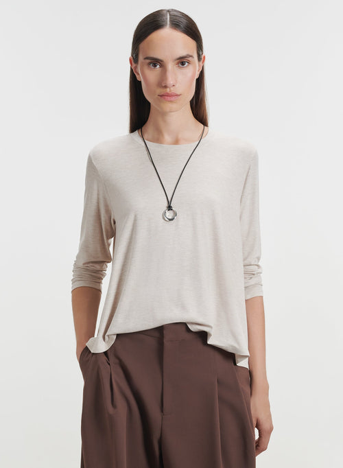 T-shirt en viscose et élasthanne - MAJESTIC FILATURES