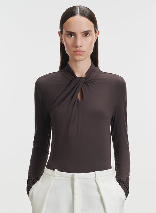 T-shirt en viscose et élasthanne - MAJESTIC FILATURES