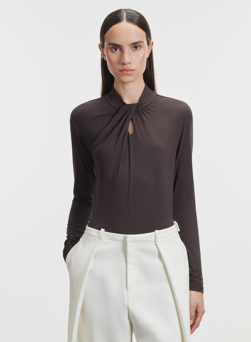 T-shirt en viscose et élasthanne - MAJESTIC FILATURES