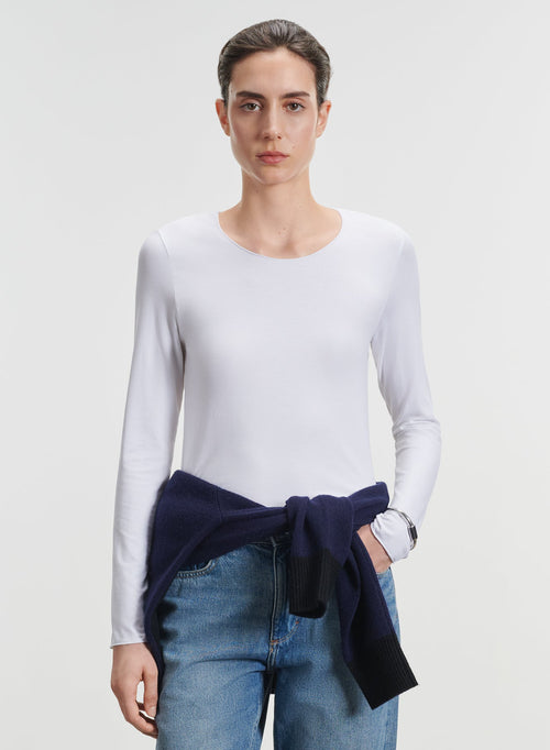 T-shirt en viscose et élasthanne - MAJESTIC FILATURES